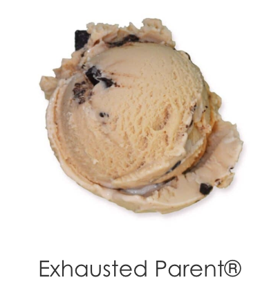 Bourbon-spiked espresso ice cream swirled with bittersweet chocolate chunks.