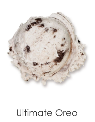 Scrumptious Oreo crumb ice cream packed with boat-loads of whole Oreo cookies.