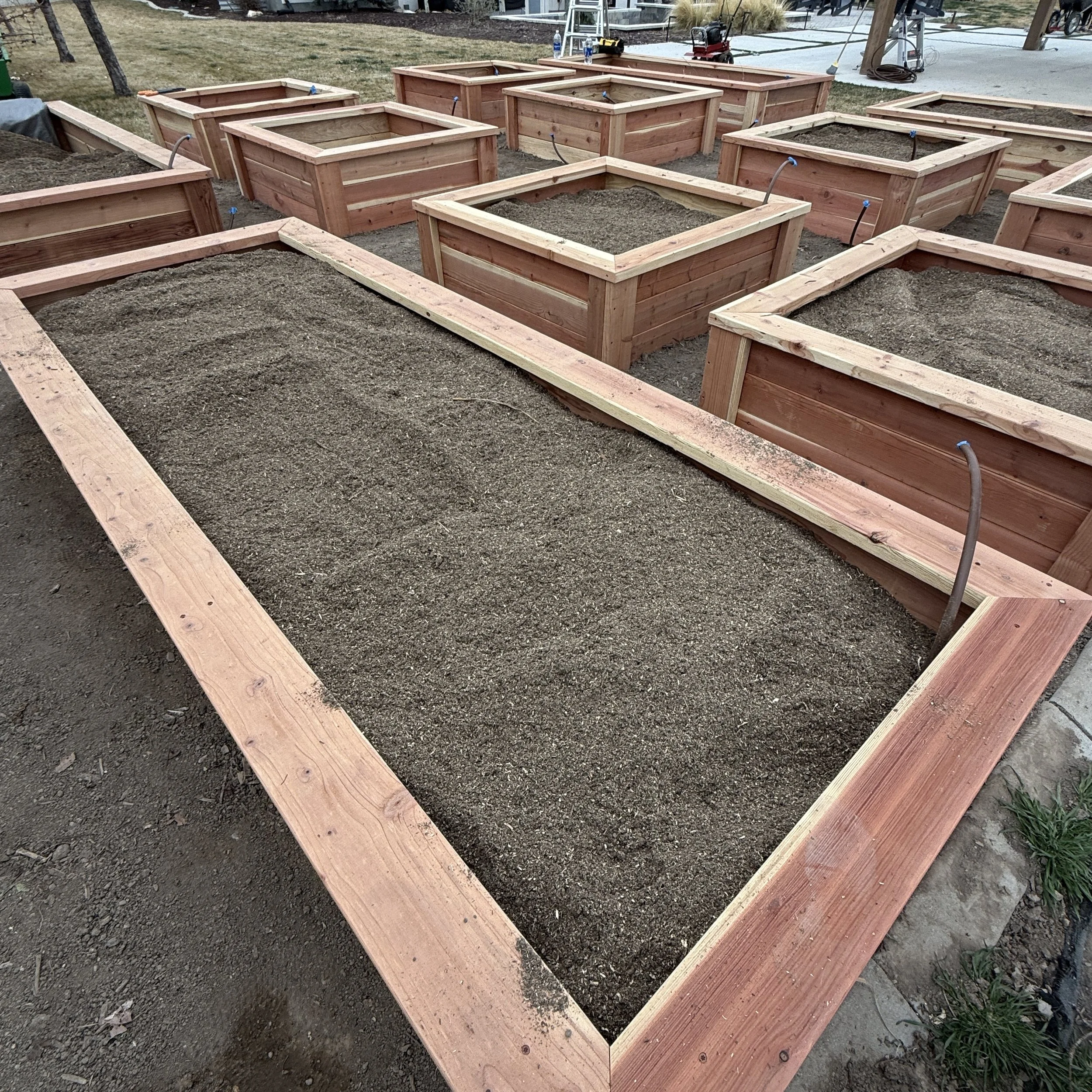 Custom Raised Garden Boxes