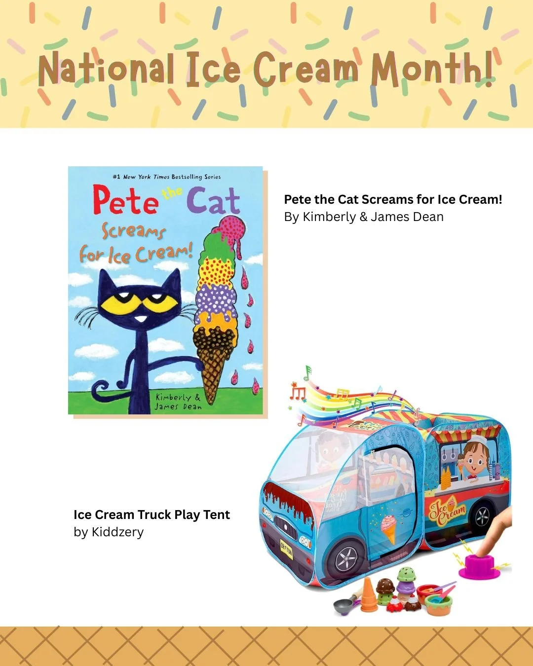 It's National Ice Cream Month!
Time to scoop up these sweet books and combine them with an ice cream activity for a real treat!
Check out my Substack Picture Book Love for more about these great books!
