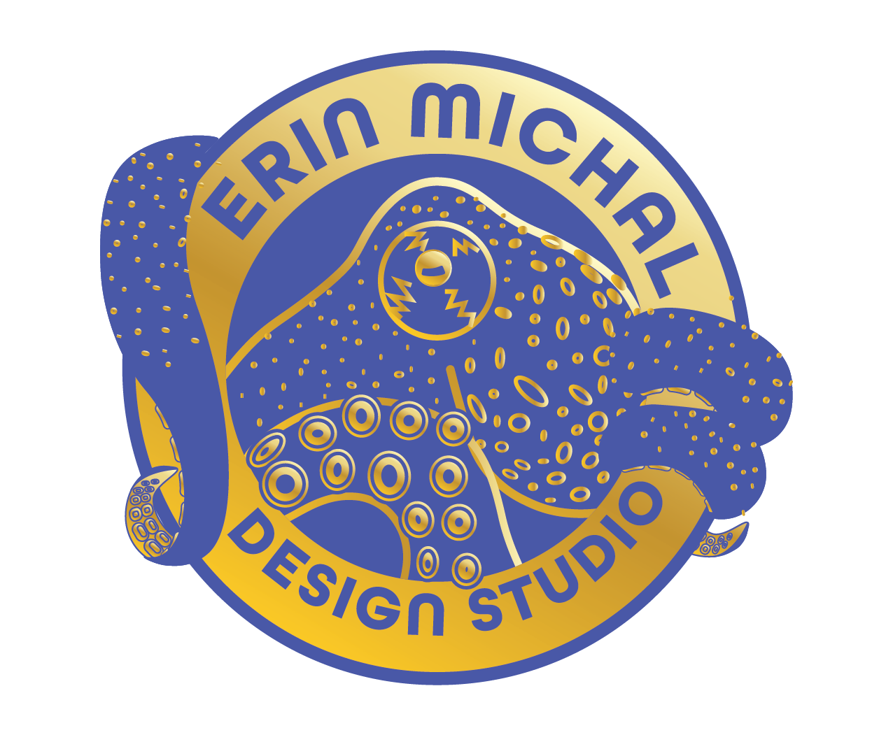 Round Octo Logo TentaclesGold Periwinkle.png