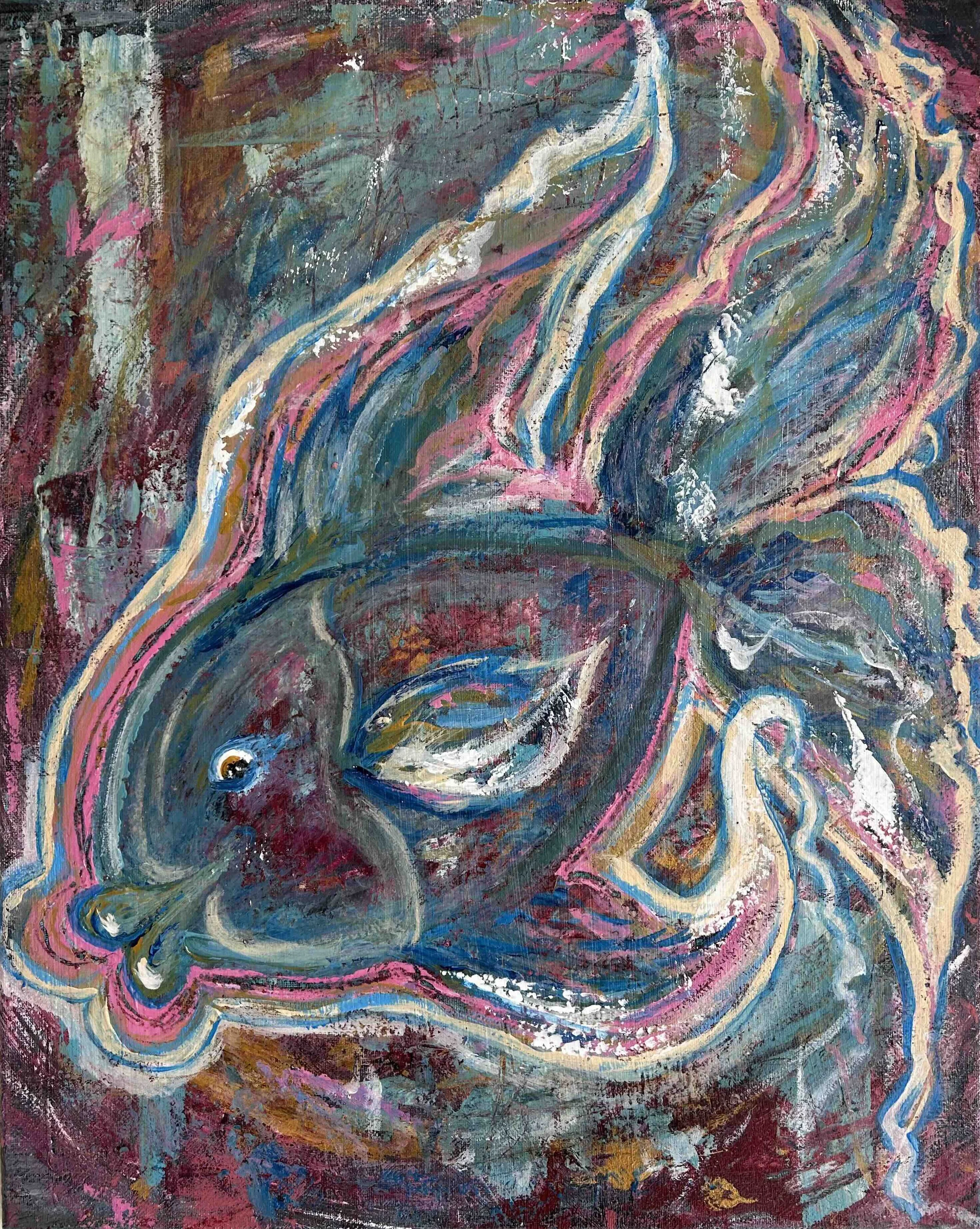 Blending In - Fish Painting