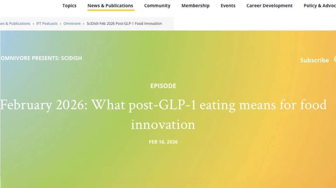 Maha Tahiri, PhD, speaks about what post-GLP-1 eating means for food innovation.