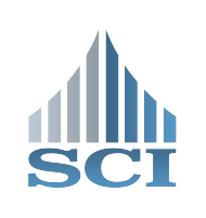 Graphic logo with a stylized mountain and the text 'SCI' beneath.
