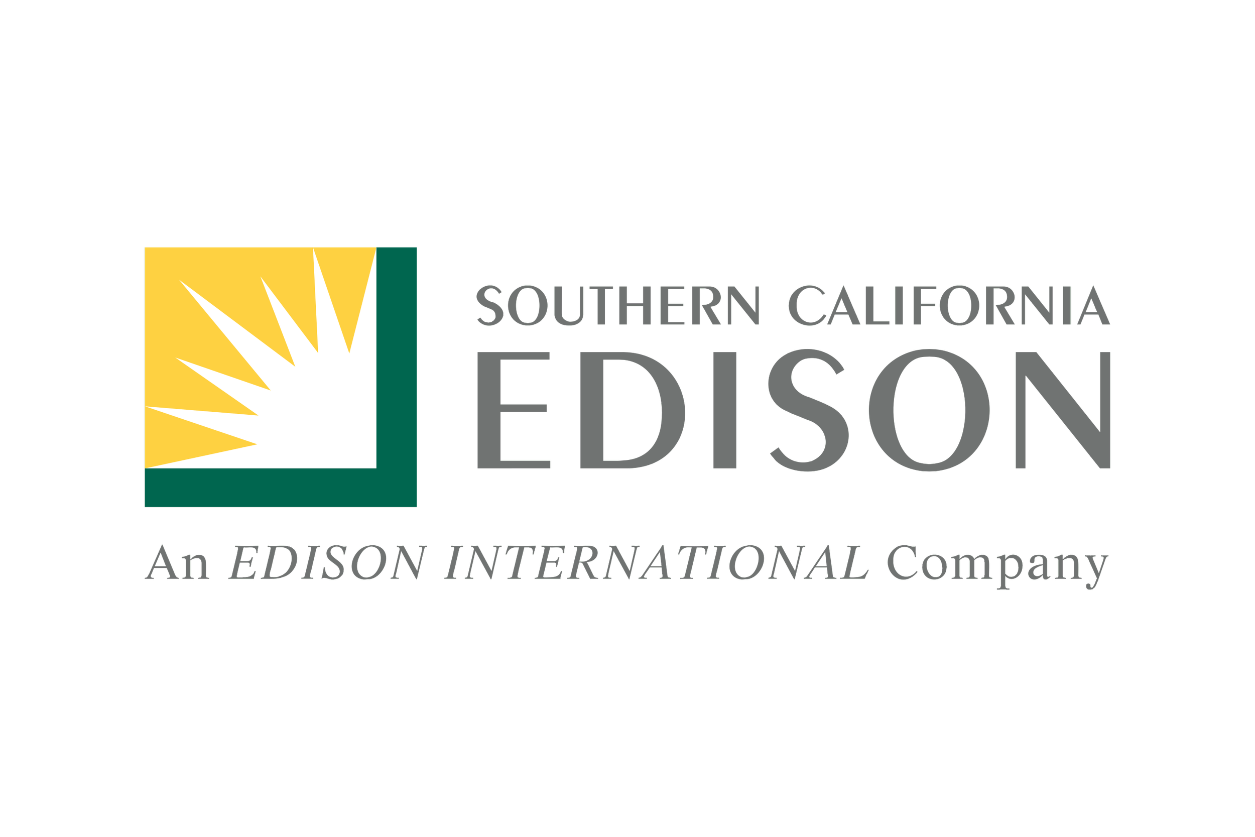 Southern California Edison logo with text 'An Edison International Company'.