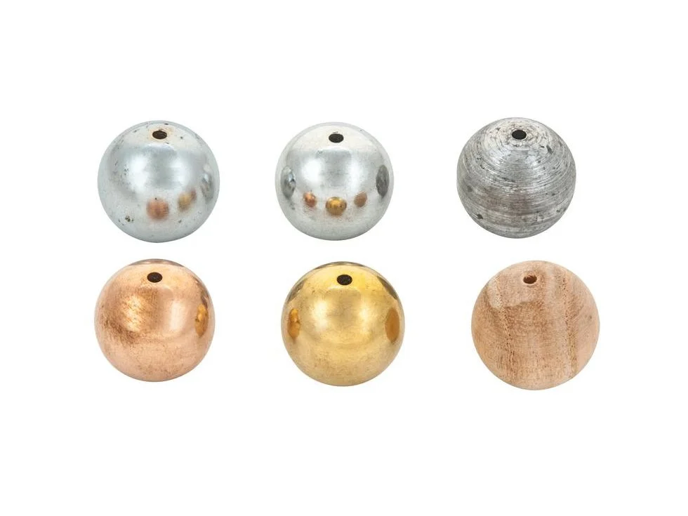 DRILLED BALL SET OF 6