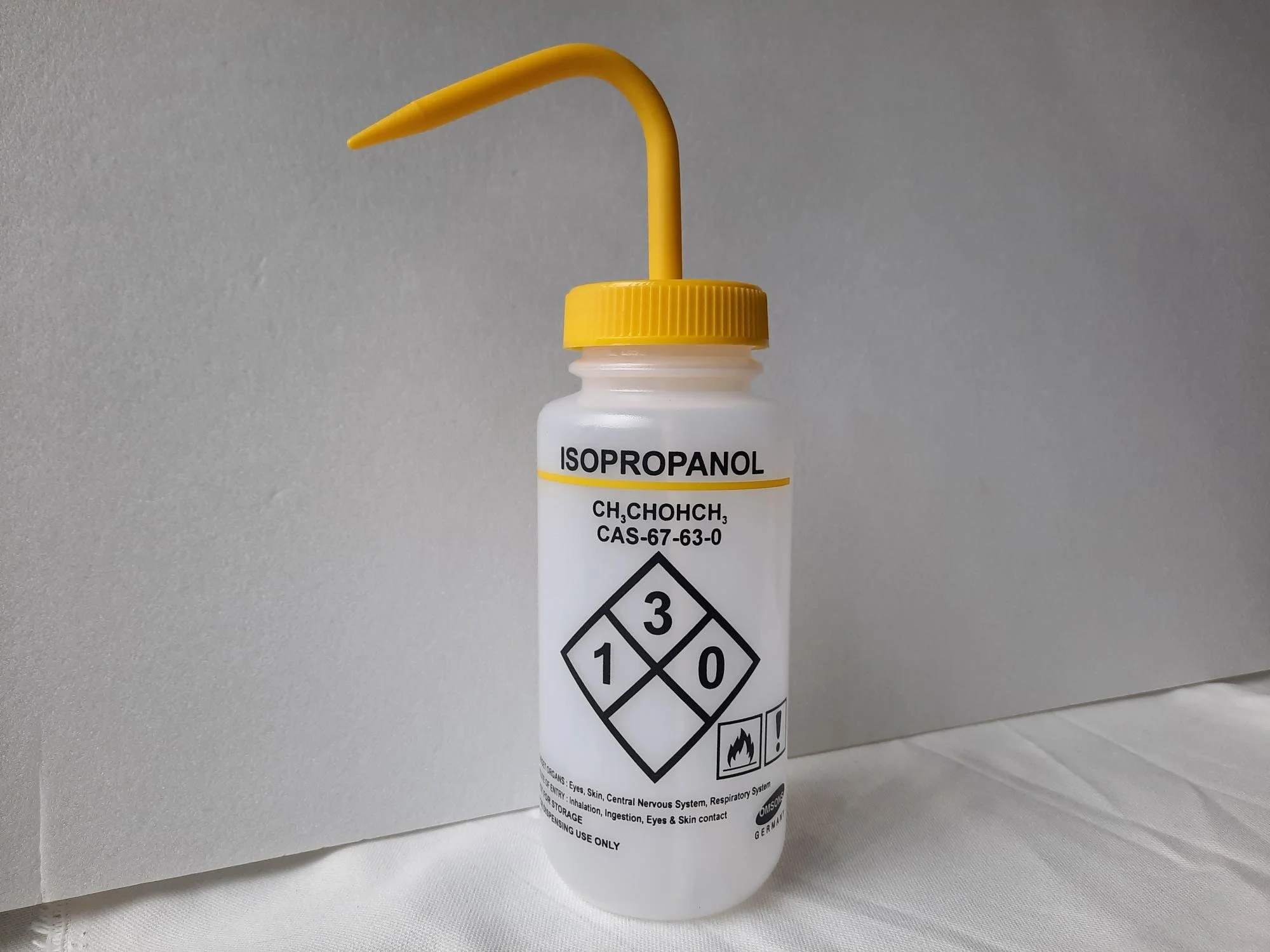 WASH BOTTLE - LABELLED - ISOPROPANOL- 500ML