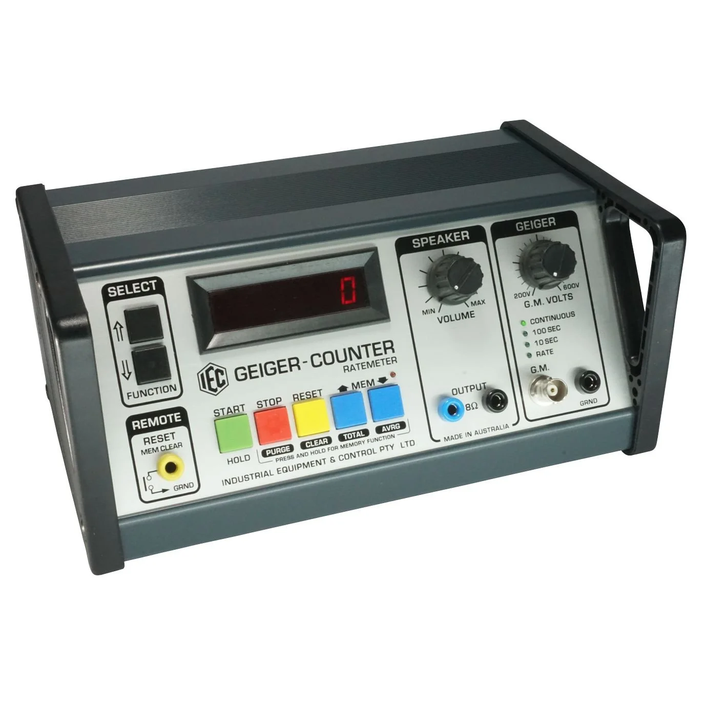 GEIGER COUNTER / RATE METER - DIGITAL - WITHOUT GM TUBE OR HOLDER