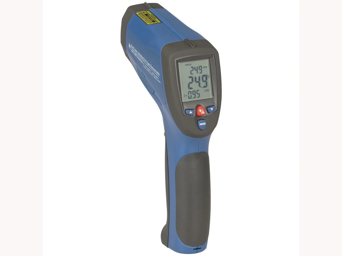 THERMOMETER - HIGH TEMPERATURE NON-CONTACT  WITH K-TYPE PROBE SUPPORT & USB
