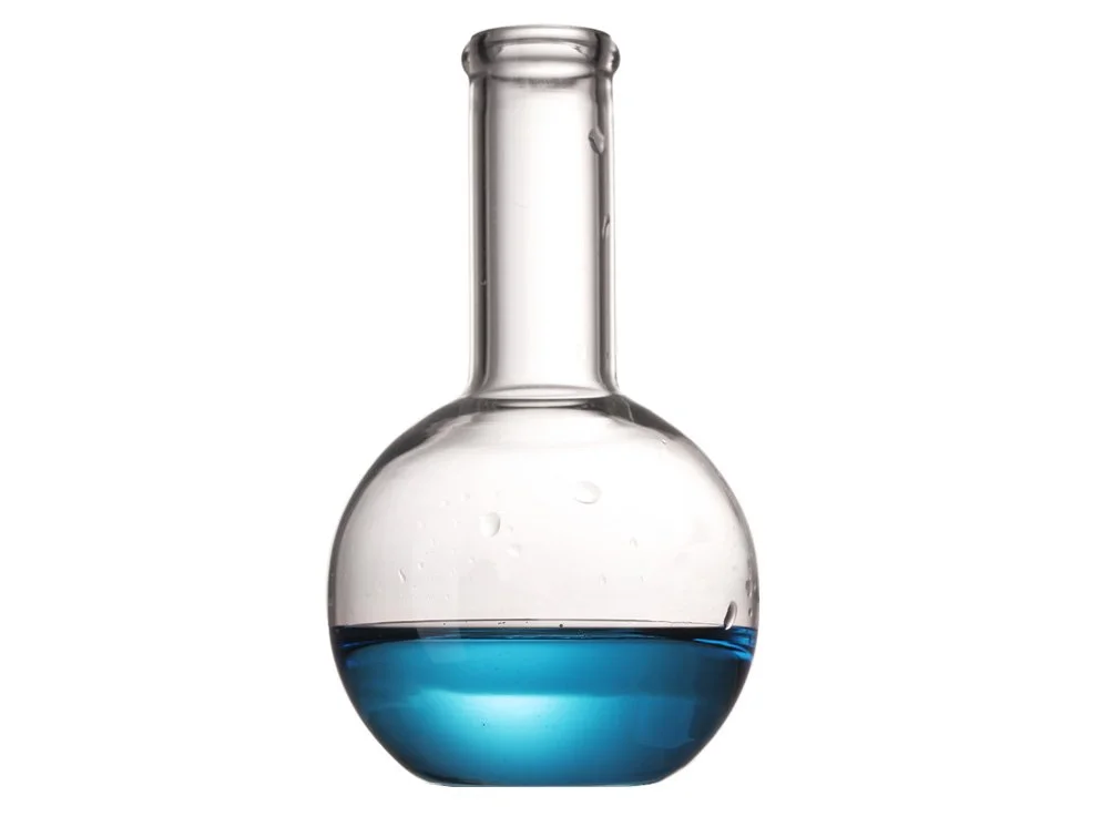 BOILING FLASK - FLAT BOTTOM - BOROSILICATE GLASS