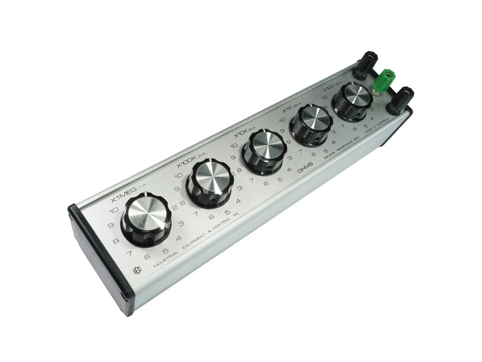 DECADE RESISTANCE BOX 5 DIAL X 10 OHM