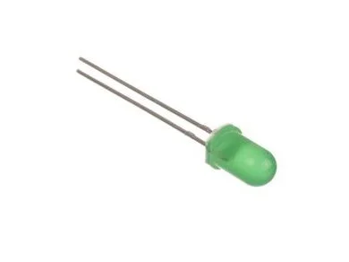 4MM LED DIFFUSED LAMP - GREEN (PACK OF 10)