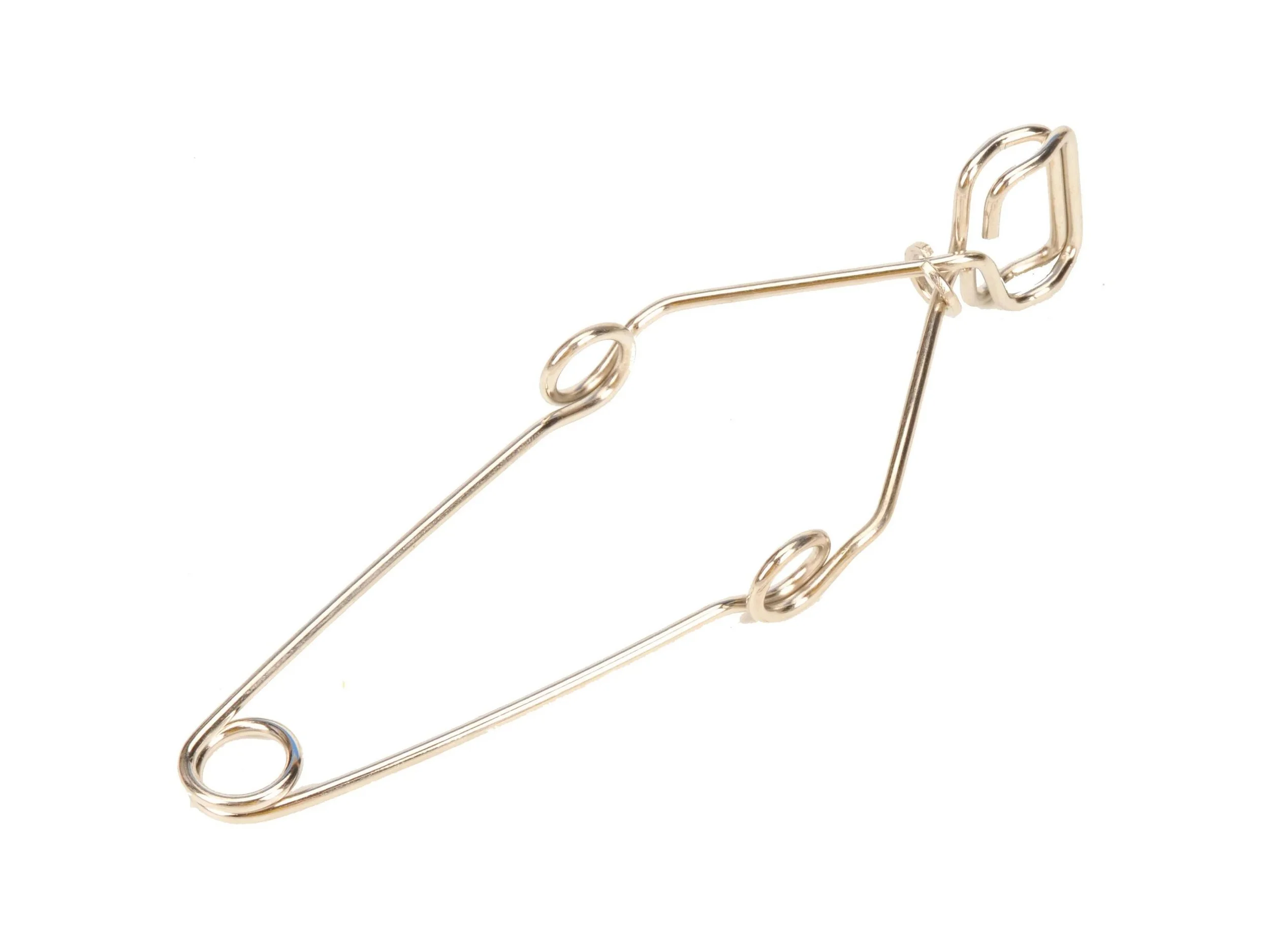 TEST TUBE HOLDER - PLATED SPRING WIRE WITH FINGER GRIP