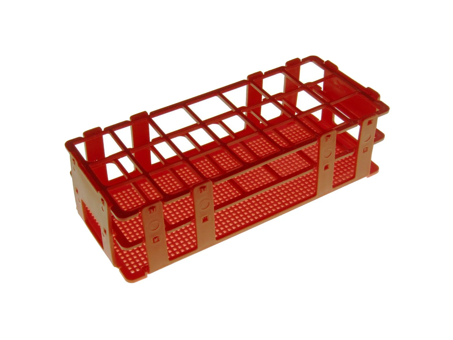 TEST TUBE RACK - SELF ASSEMBLY FOR 21 X 30MM TUBES