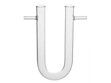U-FORM DRYING TUBES (ABSORPTION TUBES) WITH SIDE ARMS - GLASS
