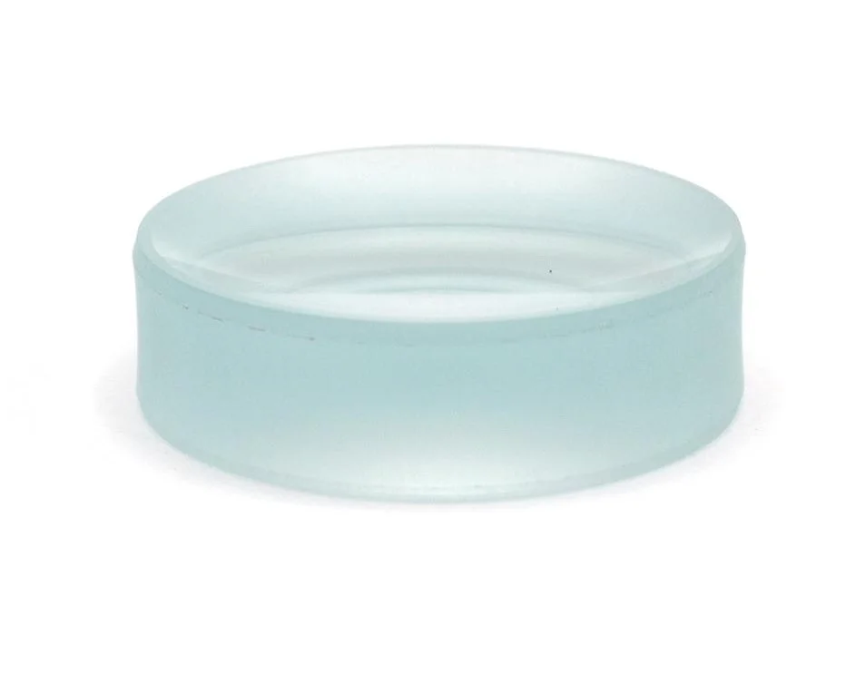 ROUND BICONCAVE 50MM GLASS LENS-HIGH OPTICAL PURITY-14MM THICK