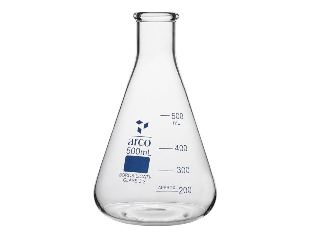 ERLENMEYER (CONICAL) FLASK – NARROW NECK - 500ML
