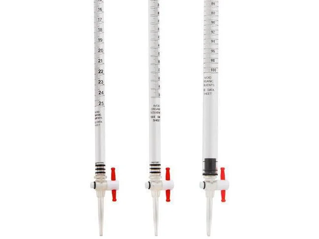 ACRYLIC BURETTE WITH PTFE STOPCOCK - 100ML