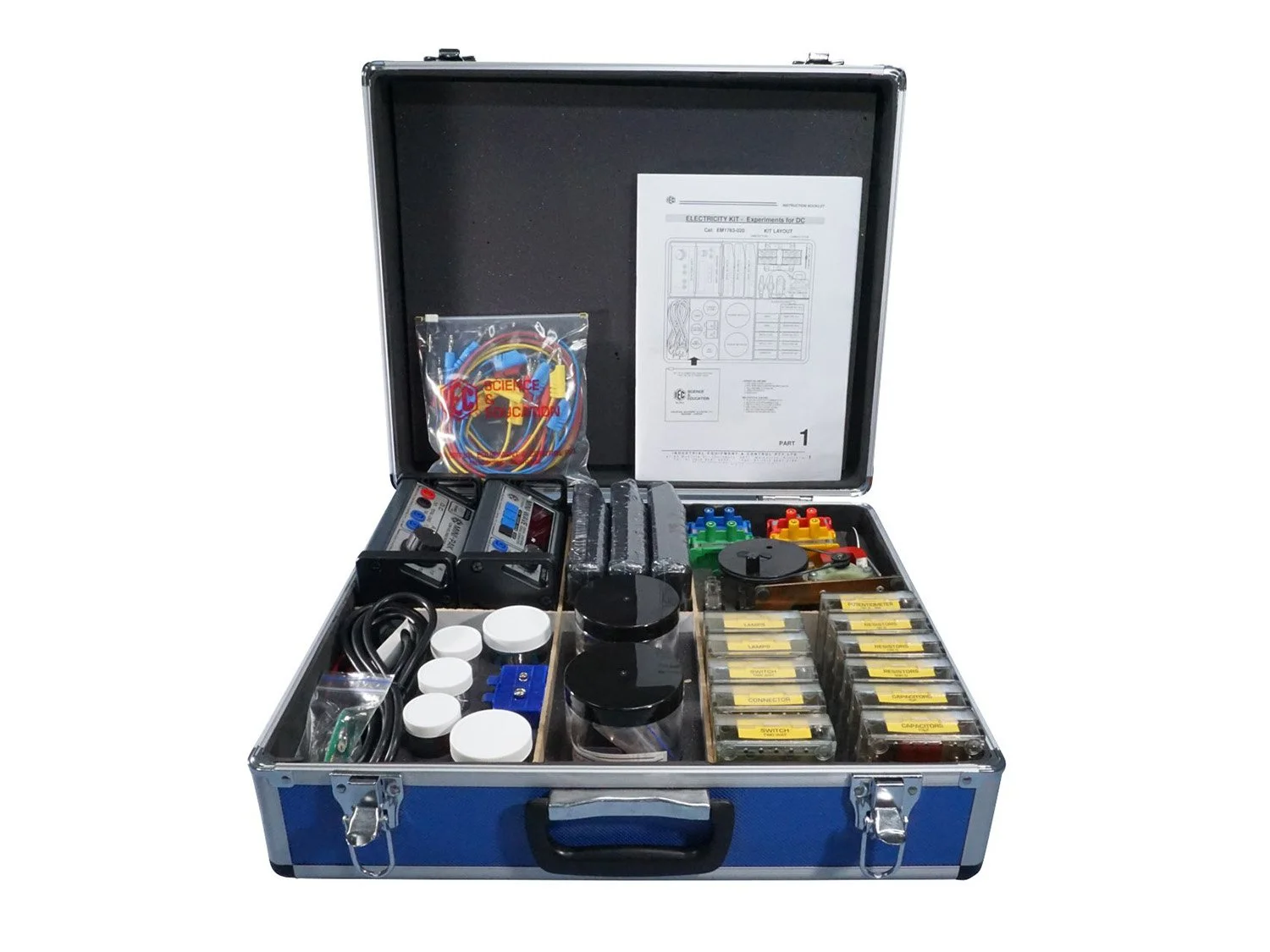 ELECTRICITY KIT IN CASE-SIGNAL GENERATOR MOTOR/GENERATOR KIT