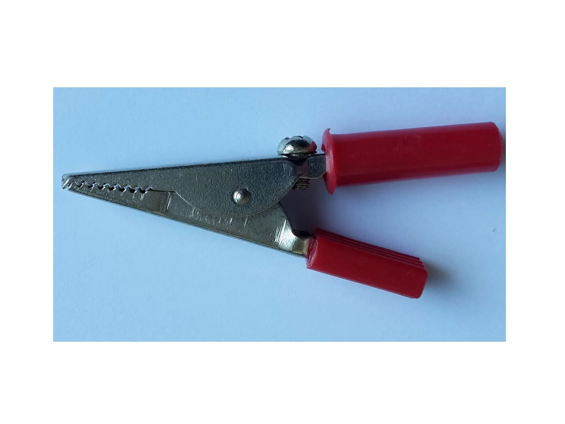 ALLIGATOR CLIPS - INSULATED SHANK - RED (PACK OF 10)
