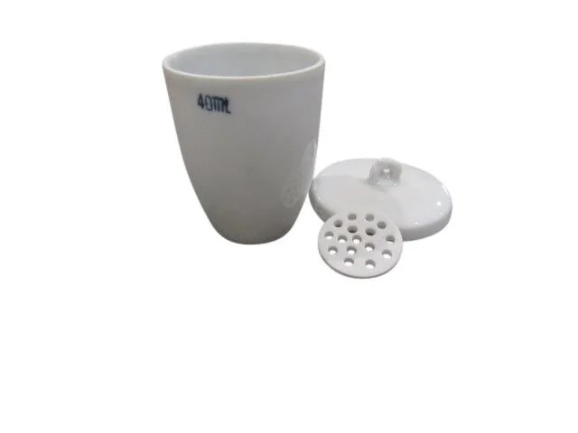 GOOCH CRUCIBLE FILTER WITH LID - PORCELAIN
