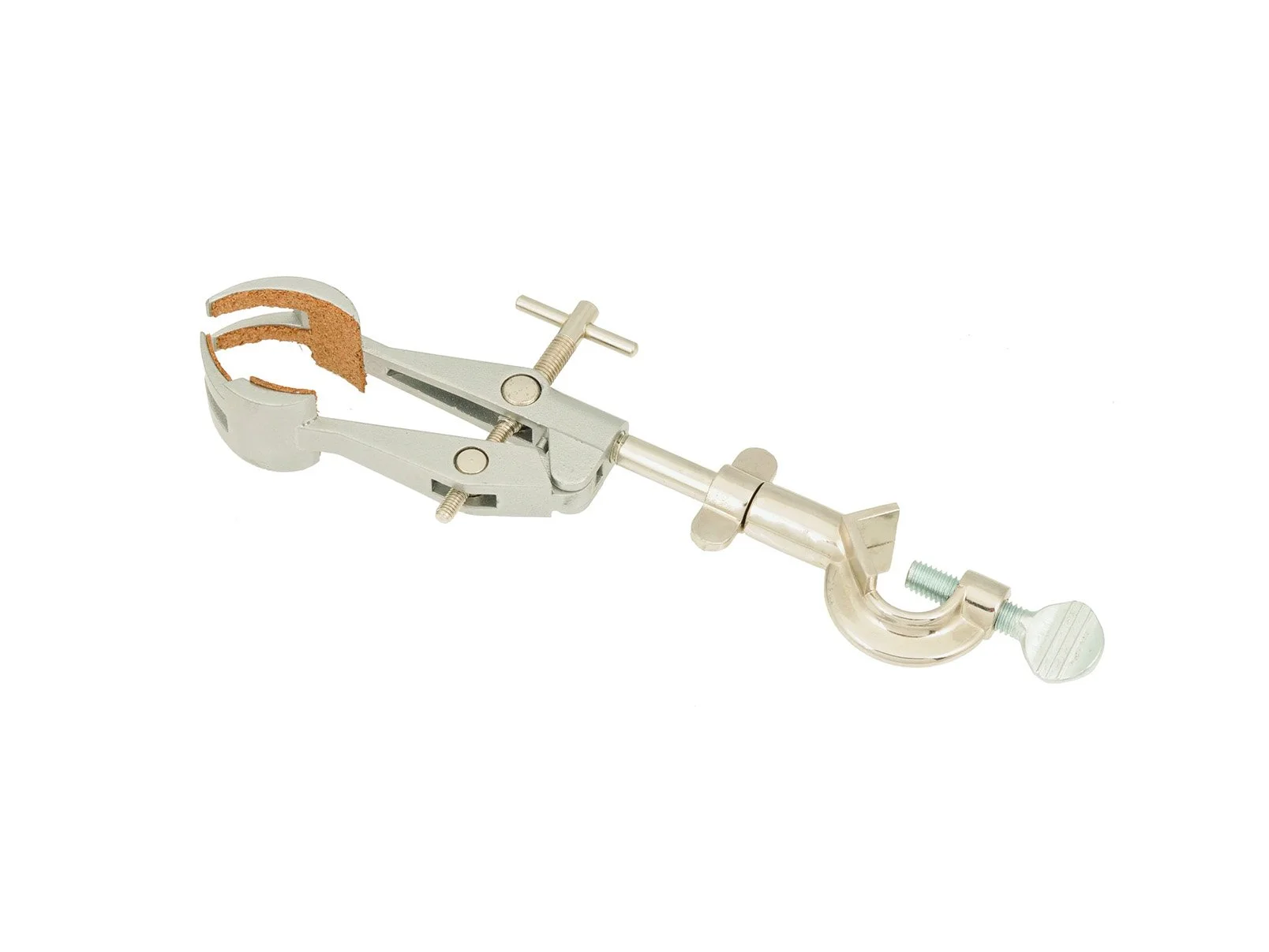 4 PRONG RETORT CLAMP WITH BOSSHEAD