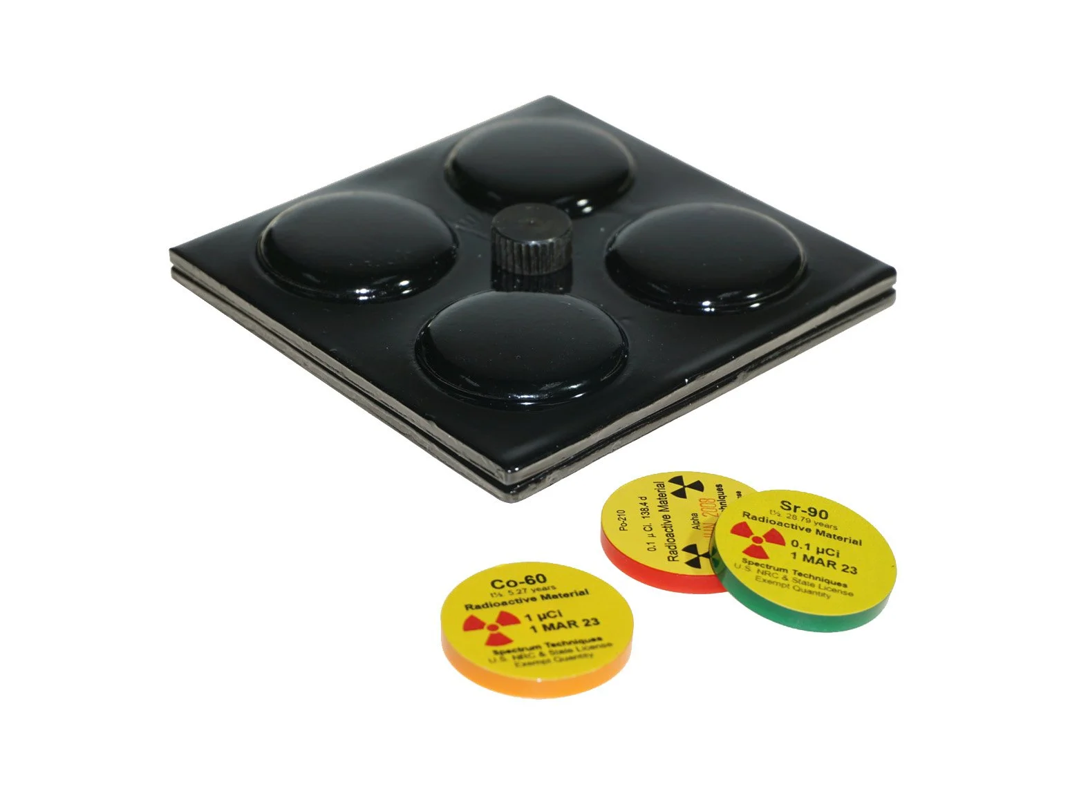 RADIOACTIVE SOURCE LEAD STORAGE - HOLDS 4