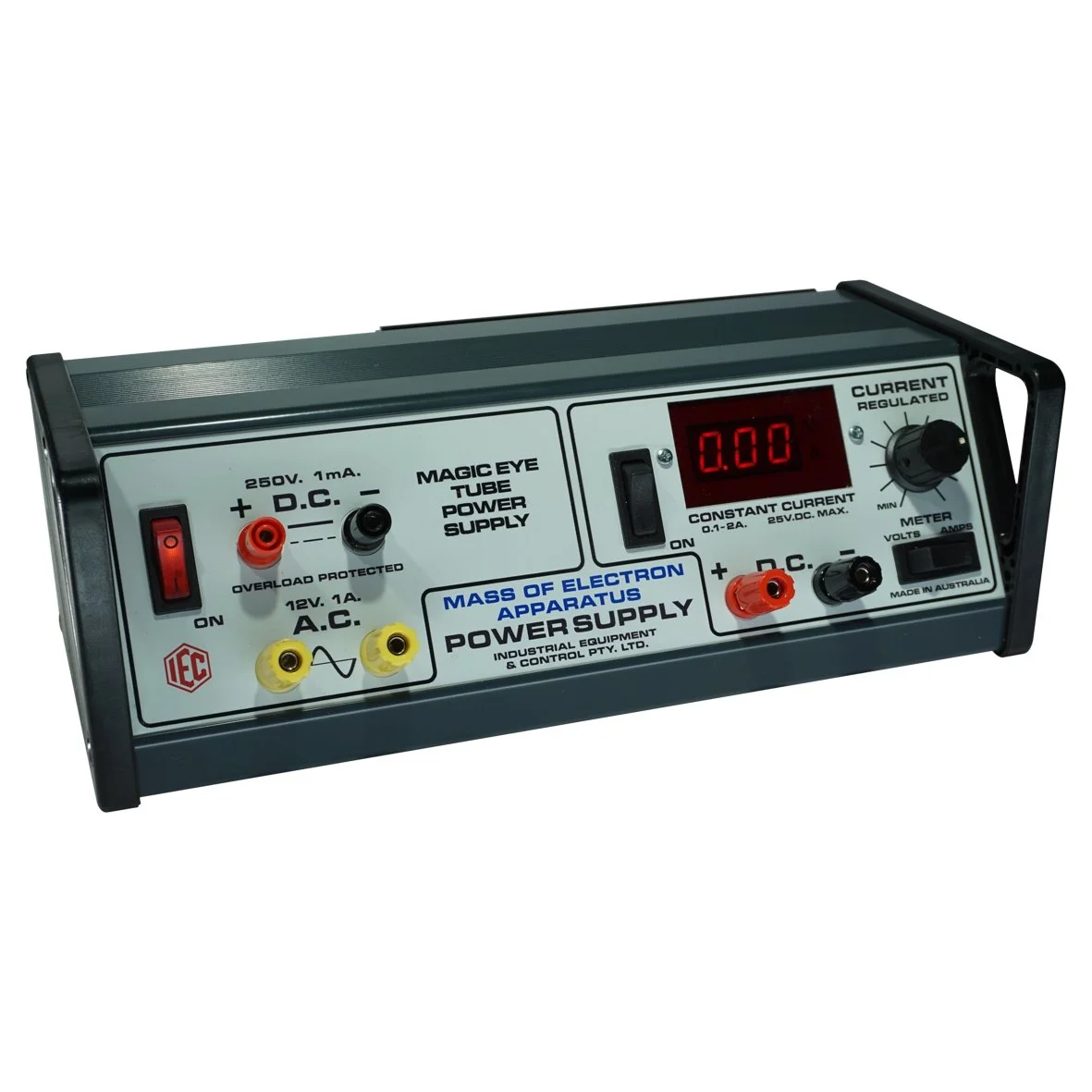 POWER SUPPLY - VARIABLE - FOR MASS OF ELECTRONS EXPERIMENT