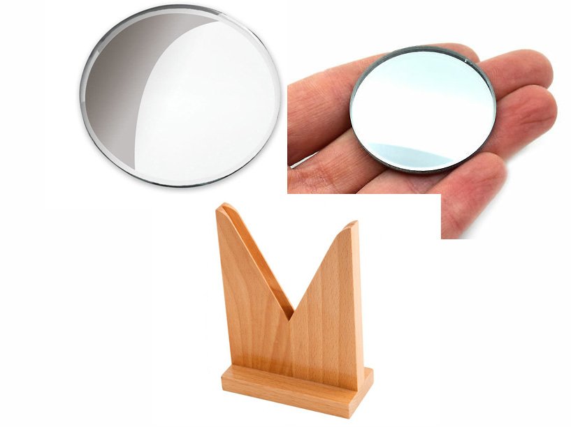 50MM MIRROR KIT #1 (WITH 50MM DIAMETER MIRRORS)