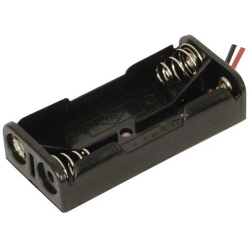 BATTERY HOLDER - 2 X AAA  (PACK OF 5)