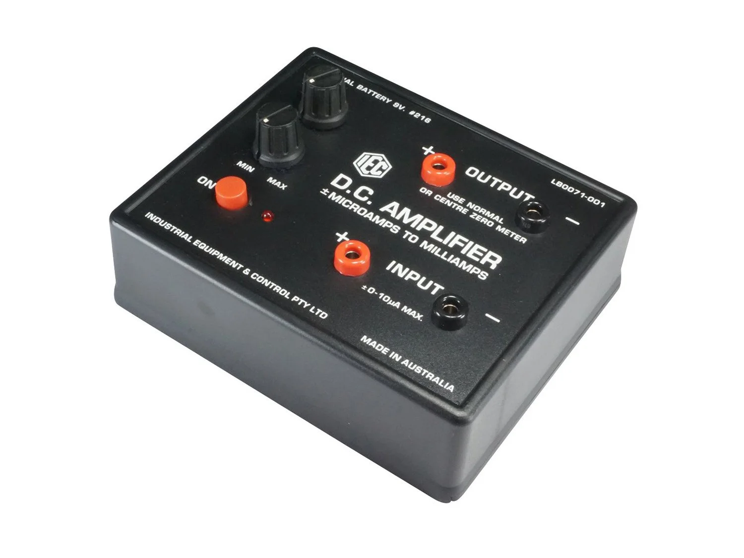 AMPLIFIER - HIGH SENSITIVITY FOR ELECTROMAGNETIC INDUCTION APPARATUS