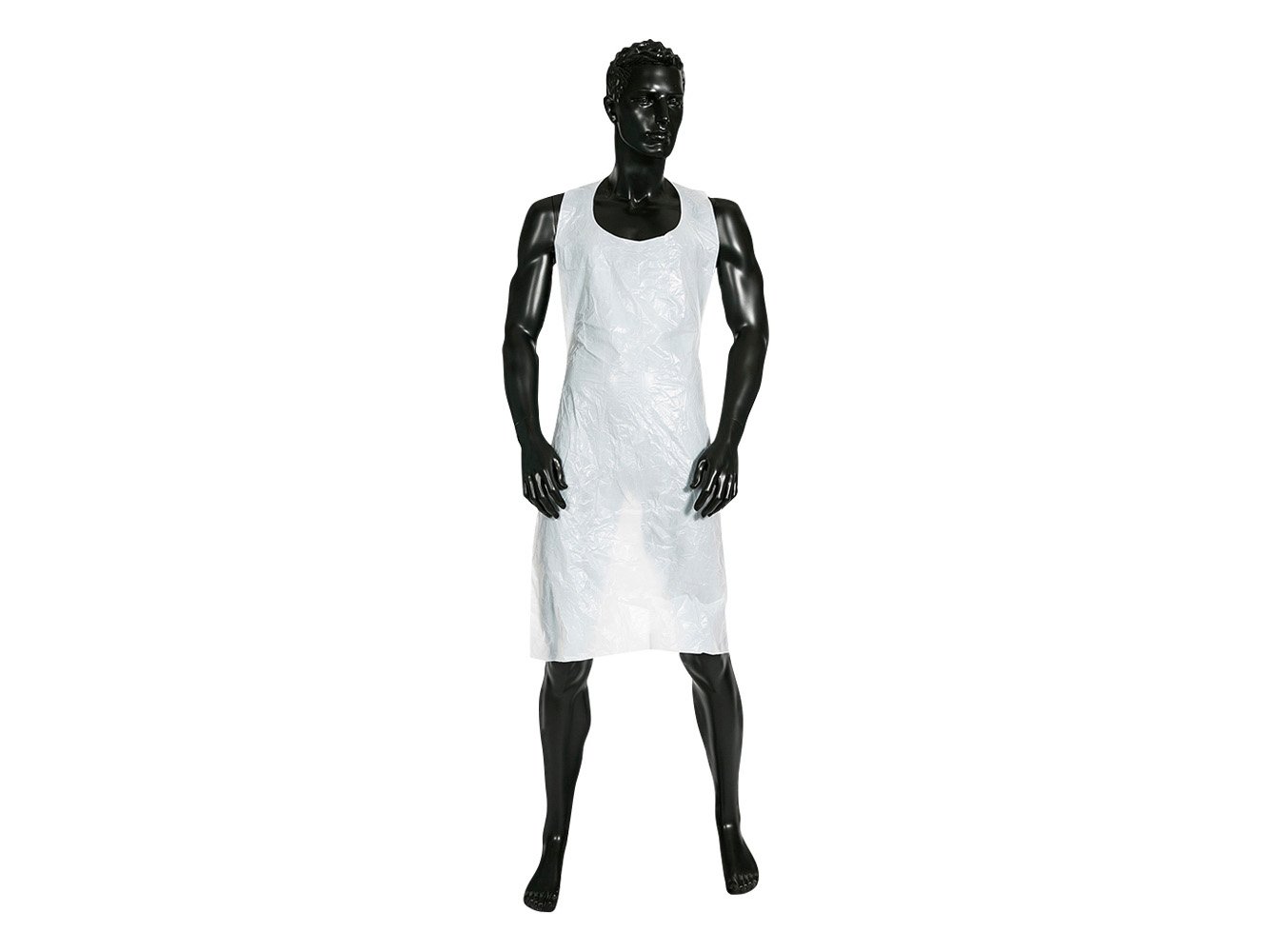 ULTRA HEALTH DISPOSABLE APRON PE - WHITE (BOX OF 100)