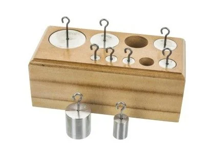 HOOKED WEIGHTS - STAINLESS STEEL - 1000 GRAM CAPACITY