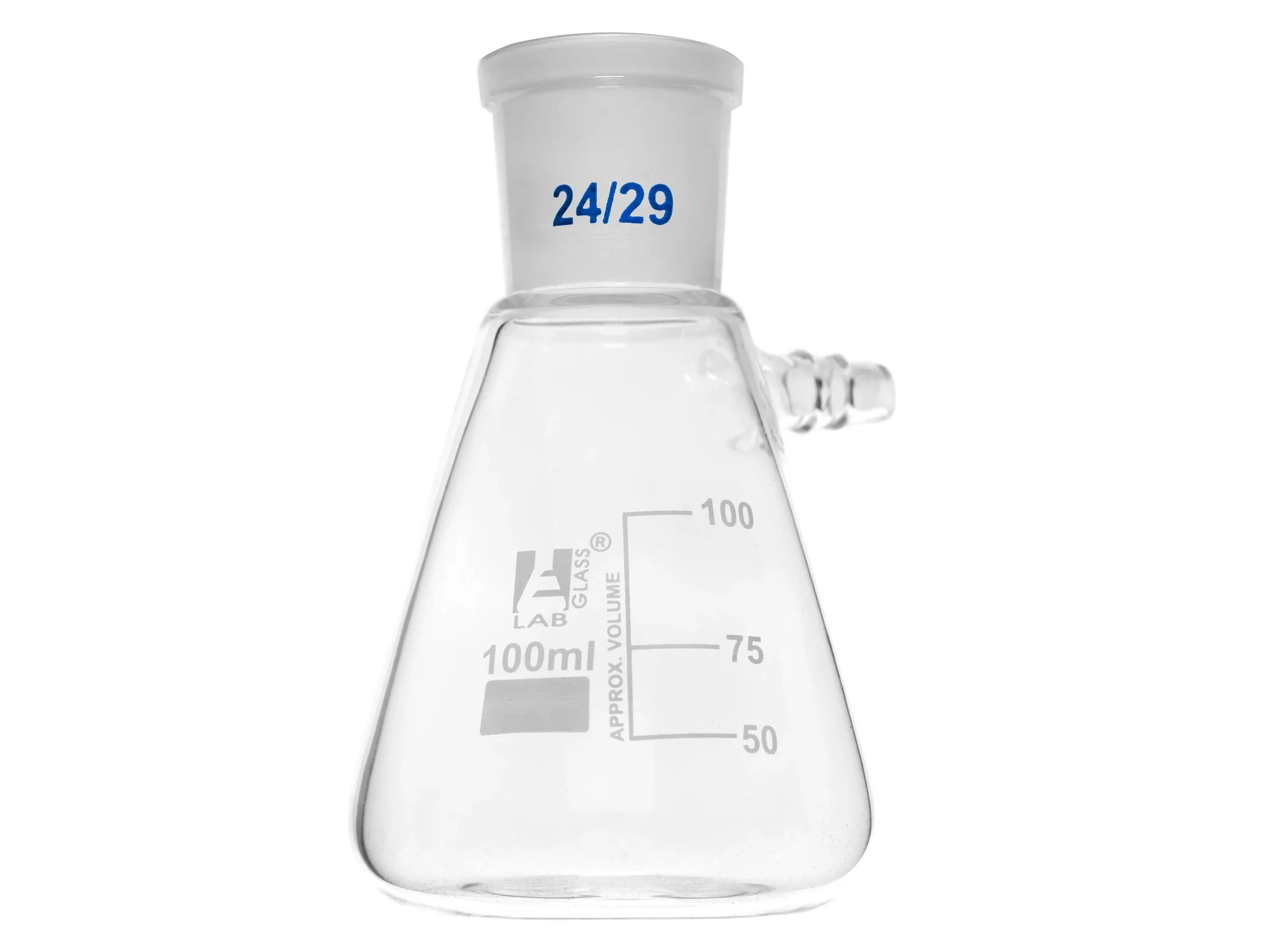 BUCHNER FILTER FLASK WITH SIDE ARM – 100ML - S24/29