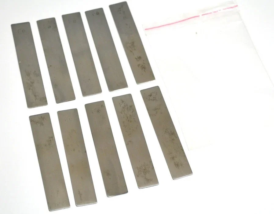 ELECTRODE STRIPS FOR STUDENT CELLS 100 X 19MM - IRON
