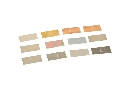 SET OF METAL STRIPS