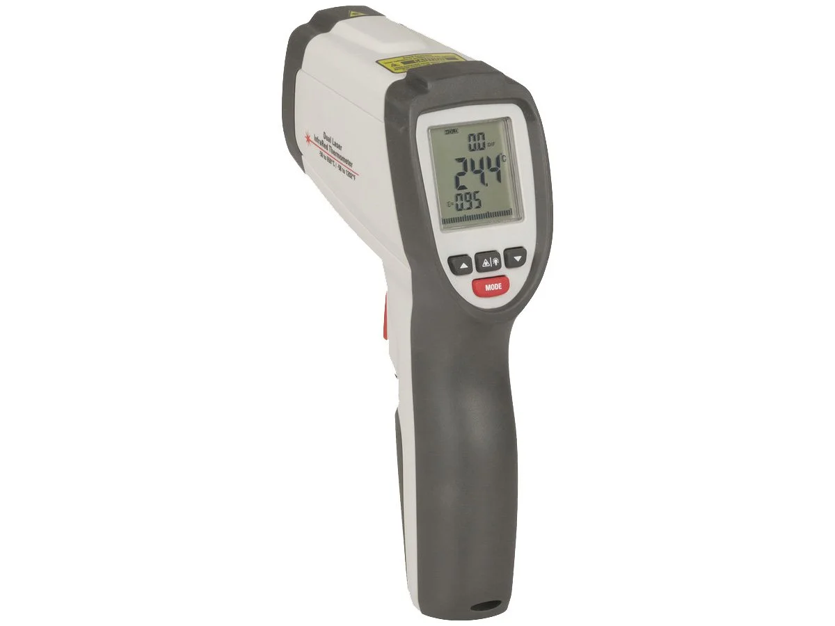 THERMOMETER - NON-CONTACT WITH DUAL LASER TARGETING