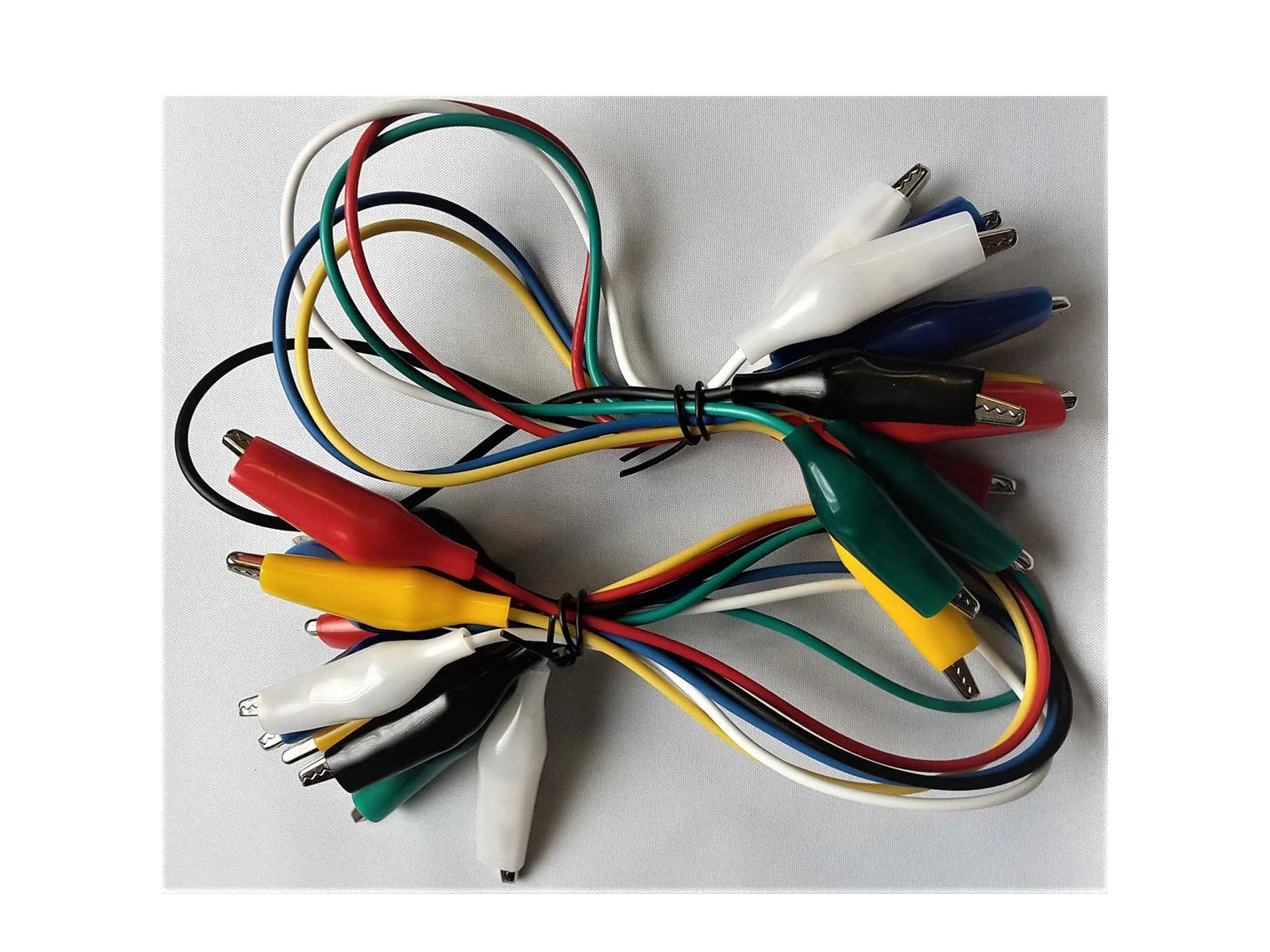 ALLIGATOR CLIPS WITH WIRES (PACK OF 12)
