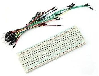 MB102 830 TIE POINT BREADBOARD WITH 65 JUMPER CABLE WIRES