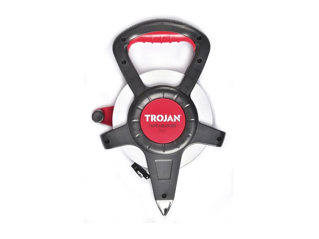 TROJAN OPEN REEL 30M TAPE MEASURE