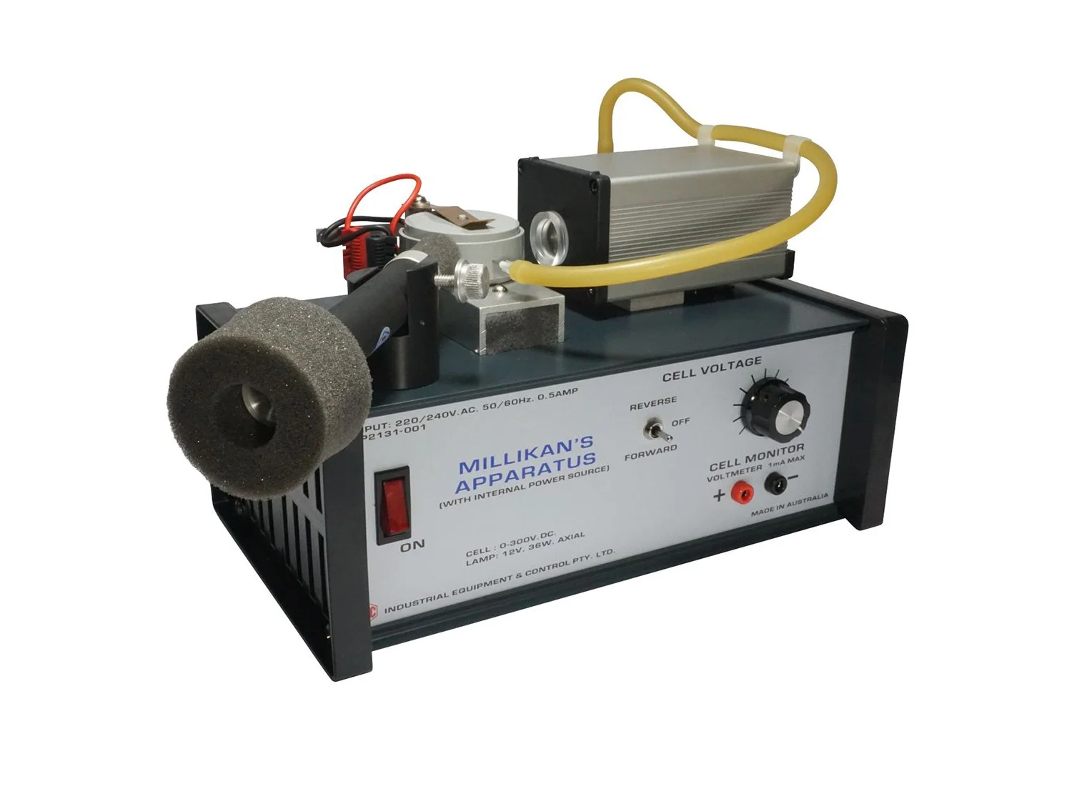 MILLIKAN'S APPARATUS WITH BUILT-IN POWER SUPPLY