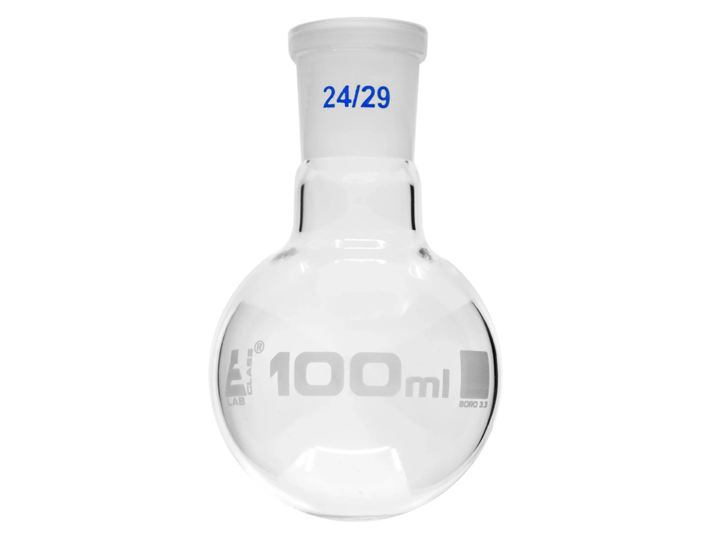 BOILING FLASK - ROUND BOTTOM - 100ML - S24/29