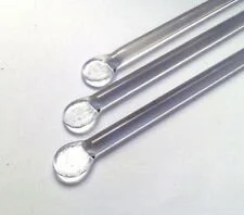 STIRRING RODS - GLASS - 150 MM X 6 MM - WITH PADDLE END (PACK OF 10)