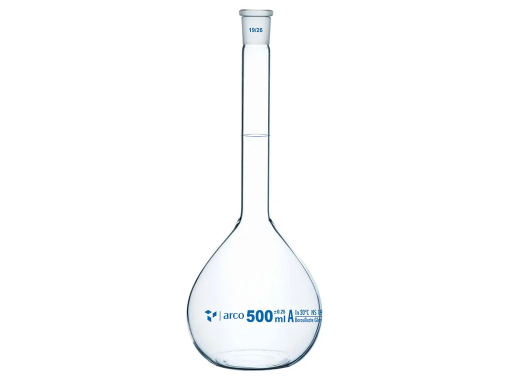 VOLUMETRIC FLASK - CLASS A - 500ML