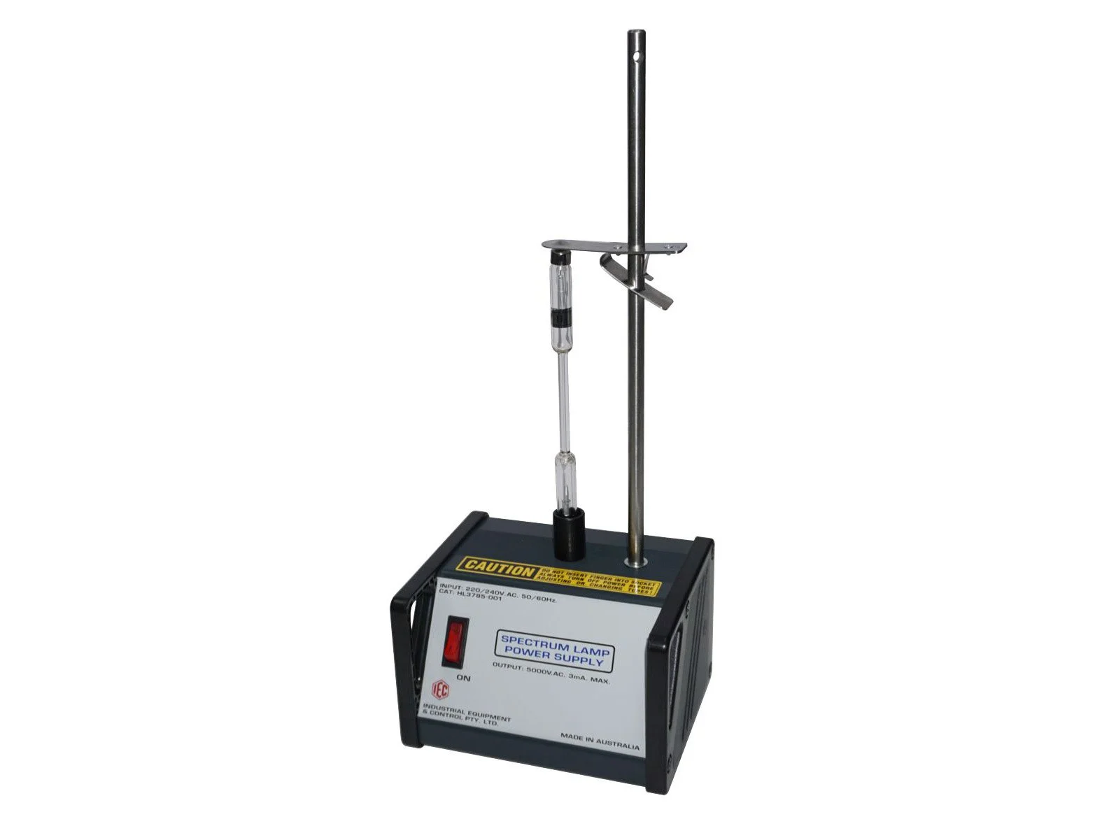 SPECTRUM TUBE EHV POWER SUPPLY AND TUBE SUPPORT