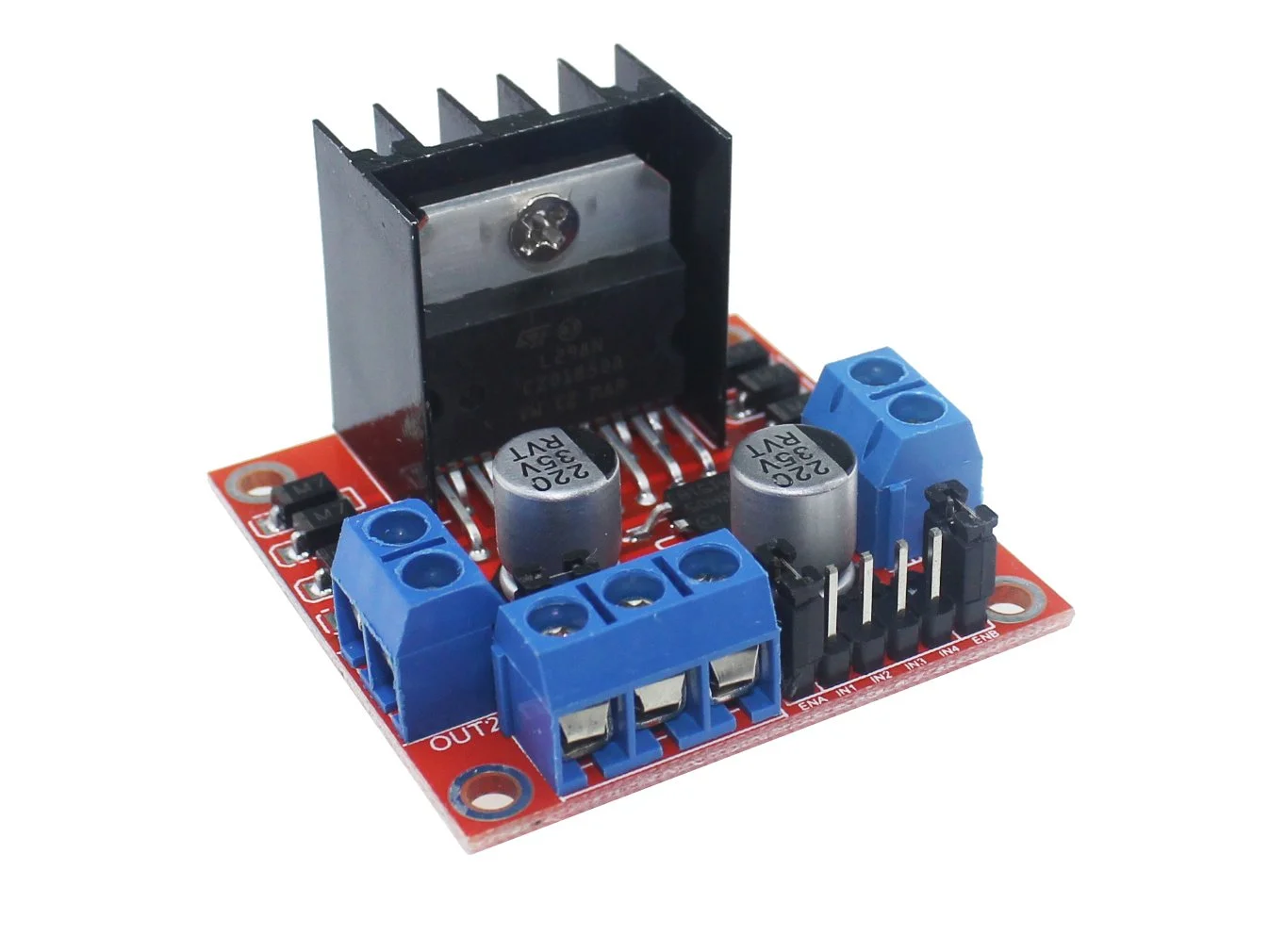 L298N STEPPER DC MOTOR DRIVER SHIELD EXPANSION DEVELOPMENT BOARD