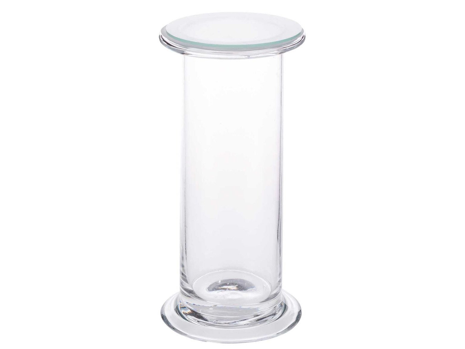GAS JAR - BOROSILICATE GLASS WITH GROUND FLANGE - 200 X 50MM