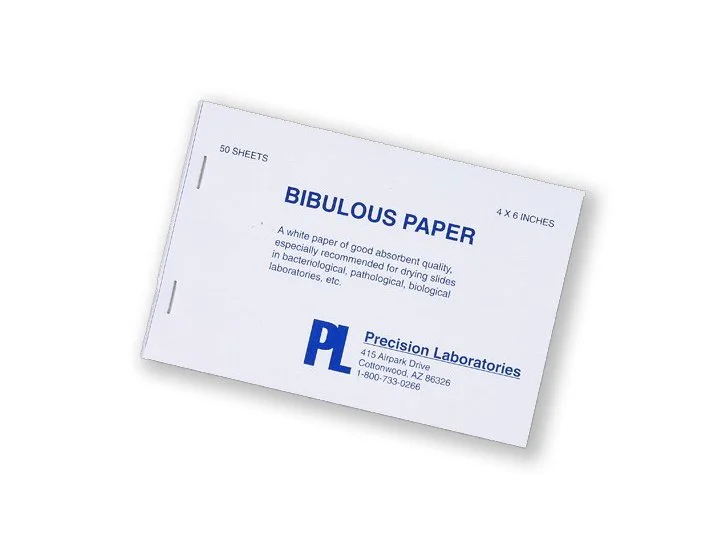 BIBULOUS PAPER - HIGHLY ABSORBENT - 4 X 6 INCHES (BOOK OF 50)