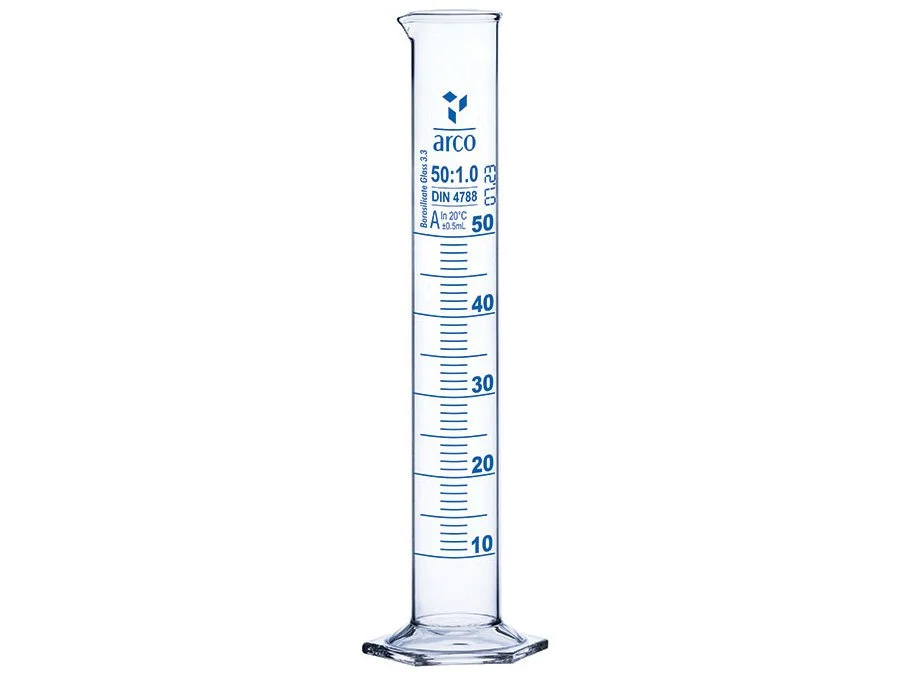 MEASURING CYLINDERS - BOROSILICATE GLASS - SET OF 34