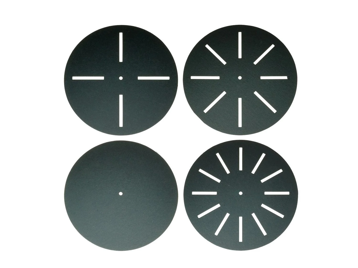SLOTTED DISC SET FOR MINI MOTORISED STROBOSCOPE (SET OF 4)